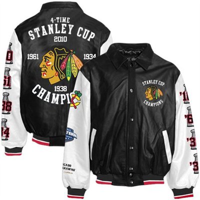 Chicago Blackhawks Black 2010 NHL Stanley Cup Champions Varsity Jacket.jpg